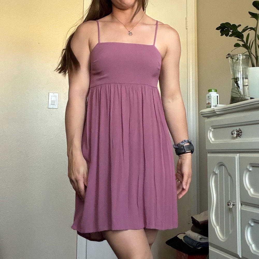 Wild Fable Mauve Backless Dress